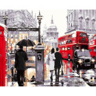 Лондонский дождь Раскраска картина по номерам на холсте MG6608
