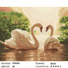 Количество цветов и сложность Королевские лебеди Алмазная мозаика вышивка Painting Diamond GF0246
