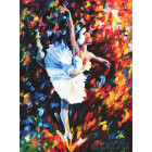  Танец души Раскраска картина по номерам на холсте Белоснежка 2009-AM