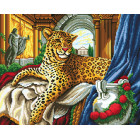  Римский леопард Алмазная вышивка мозаика Белоснежка 097-ST