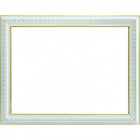  Bella Серебрянный с золотом Рамка багетная универсальная для картины 1056-BL