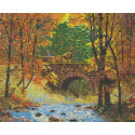 Осенний мост Набор для вышивания Белоснежка