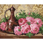  Аромат роз Раскраска картина по номерам на холсте CG911