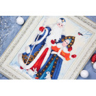  Дед Мороз и Снегурочка Набор для вышивания Золотое Руно СО-015