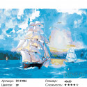 Разгар морского боя Раскраска картина по номерам на холсте