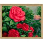 N118 Красная роза Раскраска картина по номерам на холсте