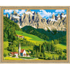 N118 Альпийские луга Раскраска картина по номерам на холсте