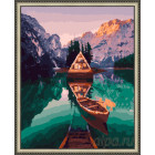 N143 Шале в диких Альпах Раскраска картина по номерам на холсте