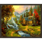 N181 Осенний пейзаж Раскраска картина по номерам на холсте