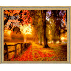 N118 Осенняя мелодия Раскраска картина по номерам на холсте