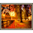 N143 Осенняя мелодия Раскраска картина по номерам на холсте