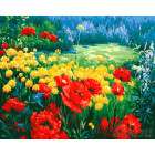  Аромат полевых цветов Раскраска картина по номерам на холсте ZX 20579