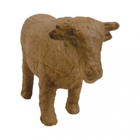 Корова мини 5х13х9см Фигурка из папье-маше объемная