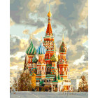  Купола Москвы Раскраска картина по номерам на холсте ZX 20592