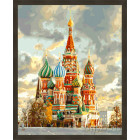 N181 Купола Москвы Раскраска картина по номерам на холсте