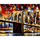  Бруклинский мост Раскраска картина по номерам на холсте KH0185