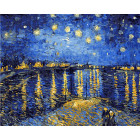  Ночь над Роной Раскраска картина по номерам на холсте KH0149