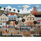 Шумный городок Раскраска картина по номерам на холсте MG589