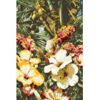  Тропические цветы Раскраска картина по номерам на холсте F21