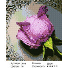 Сиреневая роза Алмазная вышивка мозаика