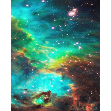  Вселенная Алмазная мозаика на подрамнике LG091