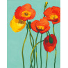  Яркие цветы Раскраска по номерам Dimensions DMS-73-91678
