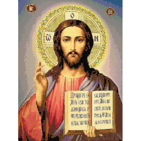  Молитва Иисусу Алмазная вышивка мозаика DI-Z-1312