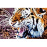  Фрактальный тигр Алмазная вышивка мозаика DI-A425