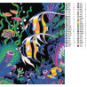 Схема Тропические рыбки Алмазная вышивка мозаика DI-E080