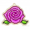 Роза Алмазная мозаика подвеска Гранни Wood