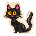 Черная кошка Алмазная мозаика подвеска Гранни Wood