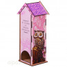 Совушки Чайный домик с алмазной мозаикой Гранни W0006