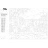 Схема Озеро Комо (репродукция Роберта Пежмана) Раскраска по номерам на холсте Живопись по номерам