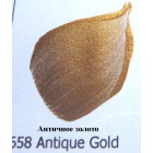 658 Античное золото Металлик Акриловая краска FolkArt Plaid