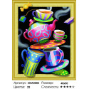 Посуда, чай и сладости Алмазная вышивка мозаика 3D