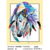 Количестов цветов и сложность Лошадь с колоритной гривой Алмазная вышивка мозаика 3D SGA0527