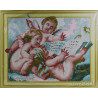 Раскладка Ангелочки с нотами Алмазная вышивка мозаика 3D SGA0573