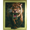 Раскладка Саблезубый тигр Алмазная вышивка мозаика 3D SGA0552