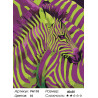 Количество цветов и сложность Детеныш зебры Раскраска по номерам на холсте Живопись по номерам PA110