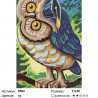 Количество цветов и сложность Точка зрения совы Раскраска по номерам на холсте Живопись по номерам D033