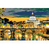  Вечер в Риме Раскраска по номерам на холсте Живопись по номерам GP09