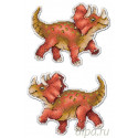  Трицератопс. Динозавры Набор для вышивания МП Студия Р-269