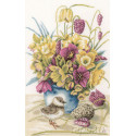  Flowers & lapwing Набор для вышивания LanArte PN-0169671