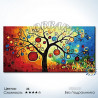 Количество цветов и сложность Древо богатства Раскраска по номерам на холсте Hobbart DH60120013-Lite