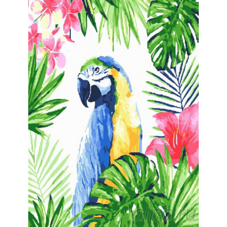  Тропический лес Раскраска картина по номерам на холсте EX6230