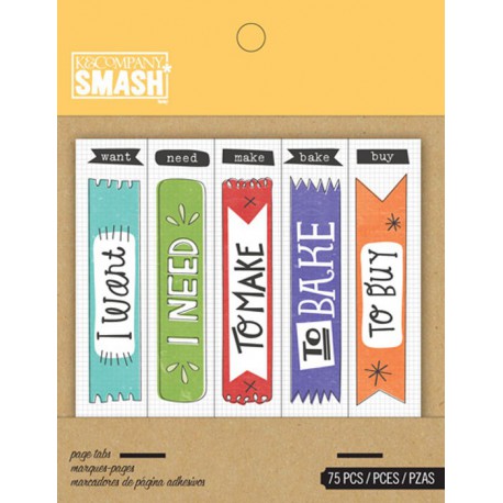 Флажки Smash ( Смэш ) для скрапбукинга K&Company