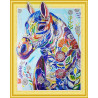  Разноцветная лошадь Алмазная вышивка мозаика 5D LP019