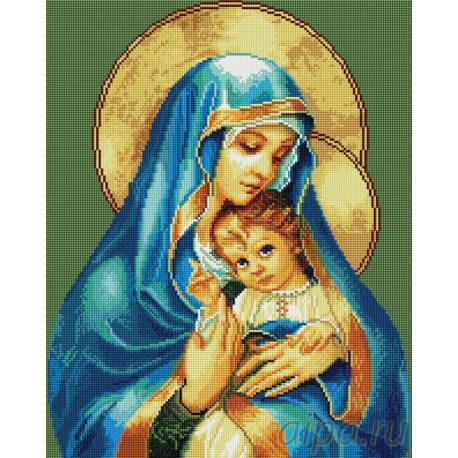  Мадонна с младенцем Алмазная мозаика вышивка Painting Diamond GF1372