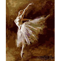 Хрупкая танцовщица Раскраска картина по номерам на холсте