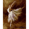  Хрупкая танцовщица Раскраска картина по номерам на холсте G408